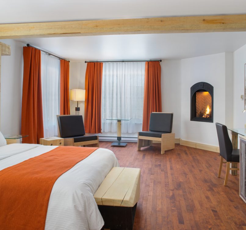 Chambre ambiance luxueuse Le Baluchon
