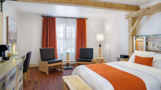 Chambre classique, un lit queen Auberge de l'Archipel Le Baluchon