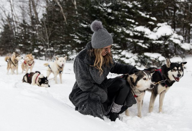 Dog-sledding