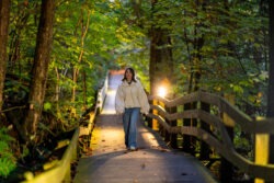 Rando, marche sur trottoir de bois. Le Baluchon
