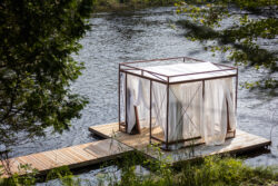 Massage en plein air extérieur spa Le Baluchon