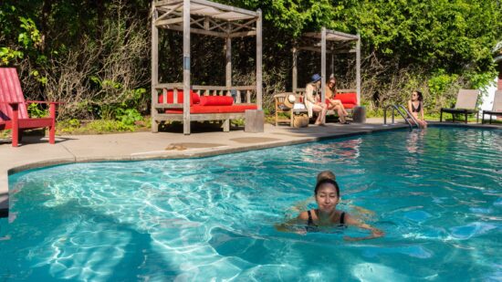 piscine exterieure chauffee
