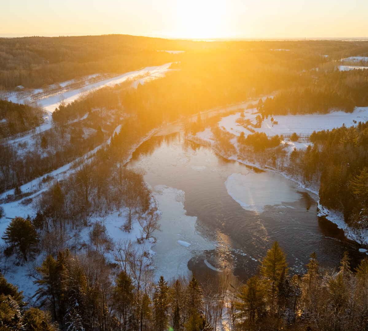 Vue aérienne Le Baluchon