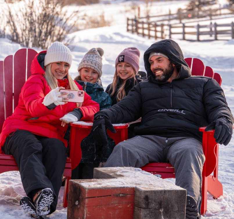 Apres ski famille foyer